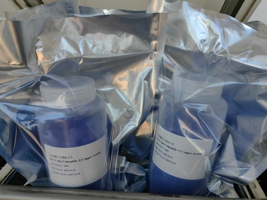Αντιγήρανση Μειώνει τις ρυτίδες GHK Cu Copper Peptide Powder CAS 89030-95-5
