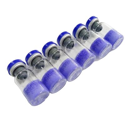 Αντιγηραντικό καλλυντικό πρώτη ύλη GHK-Cu Λυοφιλοποιημένη σκόνη πεπτιδίων για έρευνα