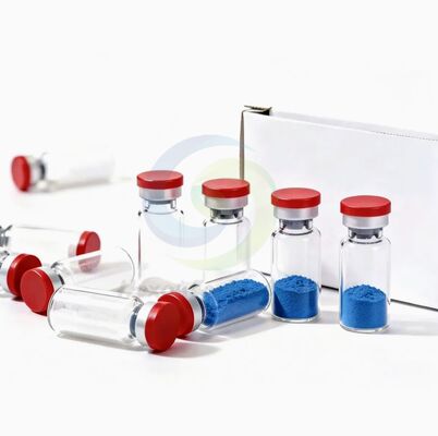 Σκόνη πεπτιδίου χαλκού Copper Tripeptide 1 υψηλής καθαρότητας με σταθερή δομή για παραγωγή κολλαγόνου, συστατικό τριπεπτιδίου χαλκού-1
