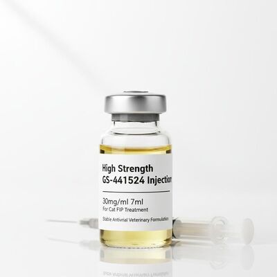 Υψηλή Δύναμη GS-441524 Ένεση 30 mg/ ml σε φιαλίδιο 7 ml για γάτες Θεραπεία FIP με υποδόρια ένεση
