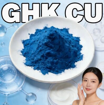 Υψηλή καθαρότητα ≥99% Copper Tripeptide 1 σκόνη Χαλκό τριπεπτίδιο-1 Προωθεί την παραγωγή κολλαγόνου Μειώνει τις ρυτίδες για την αποκατάσταση του δέρματος