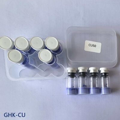 Υψηλής καθαρότητας GHK-Cu Πεπτίδιο σκόνη για την έρευνα περίθαλψης.