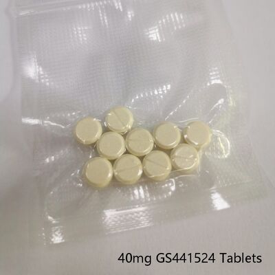 40mg GS-441524 Πόσιμα Δισκία για Λοιμώδη Περιτονίτιδα Αιλουροειδών Σταθερή Κτηνιατρική Αντιική Φόρμουλα