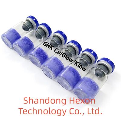 Επιβεβαιωμένη σύνθεση GHK- Cu Copper Peptide 50mg 100mg Σκηνοθετημένη δόση Σταθερή αποθήκευση