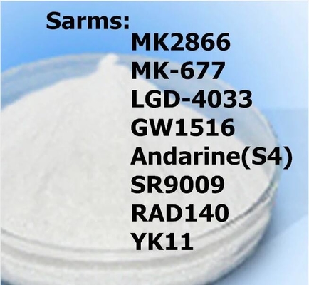 Άζωτο Ostarine MK-2866 σκόνη GW-0742 ισορροπίας Sarms κέρδη μυών